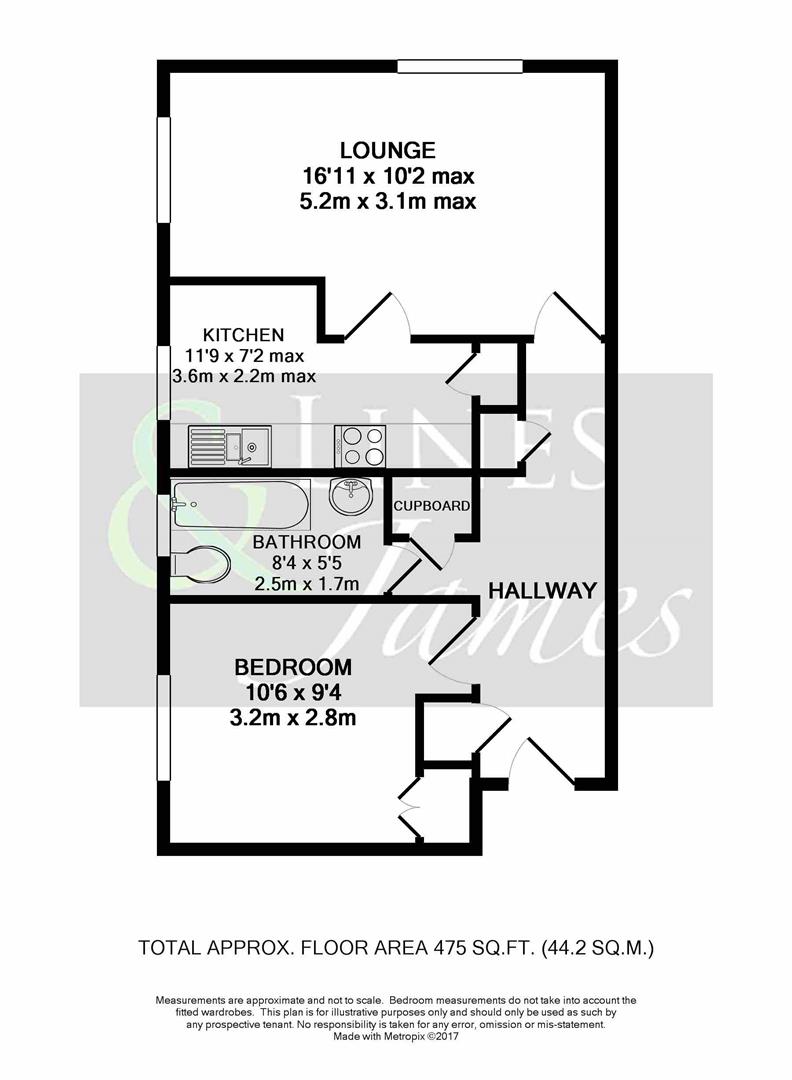 Floorplan for Vanbrugh Close, Crawley